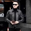 KAISER Men's Genuine Leather Lapel Business Casual Jacket