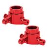 2PCS Aluminum Alloy Steering Block Fit for Traxxas Slash 4X4 1 10 Truck RC AccessoryRed