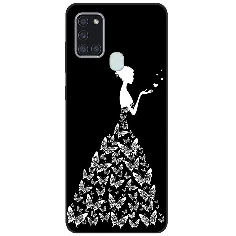 For Samsung A21s SM-A217F/DSN Back Cover tpu Soft Silicone Phone Case For Samsung Galaxy A21s Case Mobile Phone black coque new