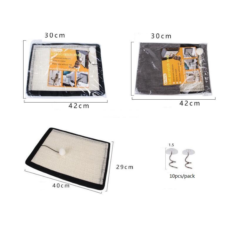 Kratzbaummatte für Katzen, natürliches Sisal, Schutz für Möbel, Fuß- und Stuhlschutz, Kletterbaum, Kratzbrett für Katzen