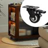 4PCS 360° Rotation Heavy Duty Casters Mute With Brake Rubber Wheels Smooth Rolling Swivel Plate Casters Workbench Trolley