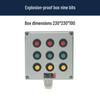 LA53 Explosion-Proof Emergency Stop & Self-Locking Control Switch Box (1H/2H/3H)