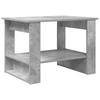 Coffee Table Concrete Grey 72 x 50 x 50 cm Engineered Wood
