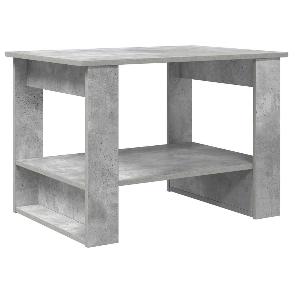 Coffee Table Concrete Grey 72 x 50 x 50 cm Engineered Wood