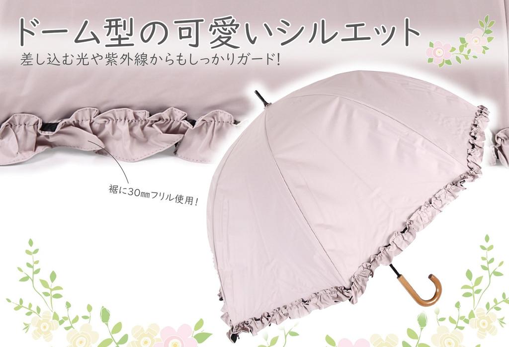 Okamoto Harajuku Store UV Cut Long Complete Sun Light Blocking Sun and Rain UV Protection Heat Manual Opening Heatstroke Sunburn Dome Fabric Lining