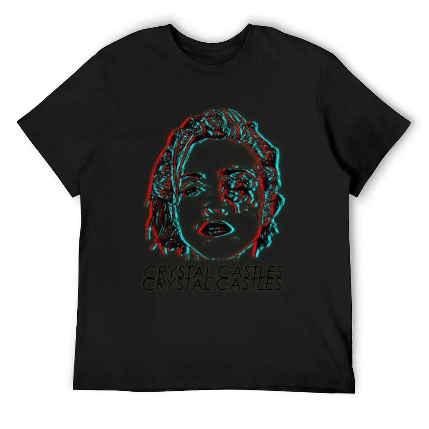 Albumcover von Crystal Castles T-Shirt anime t shirts korean fashion men t shirts high quality S