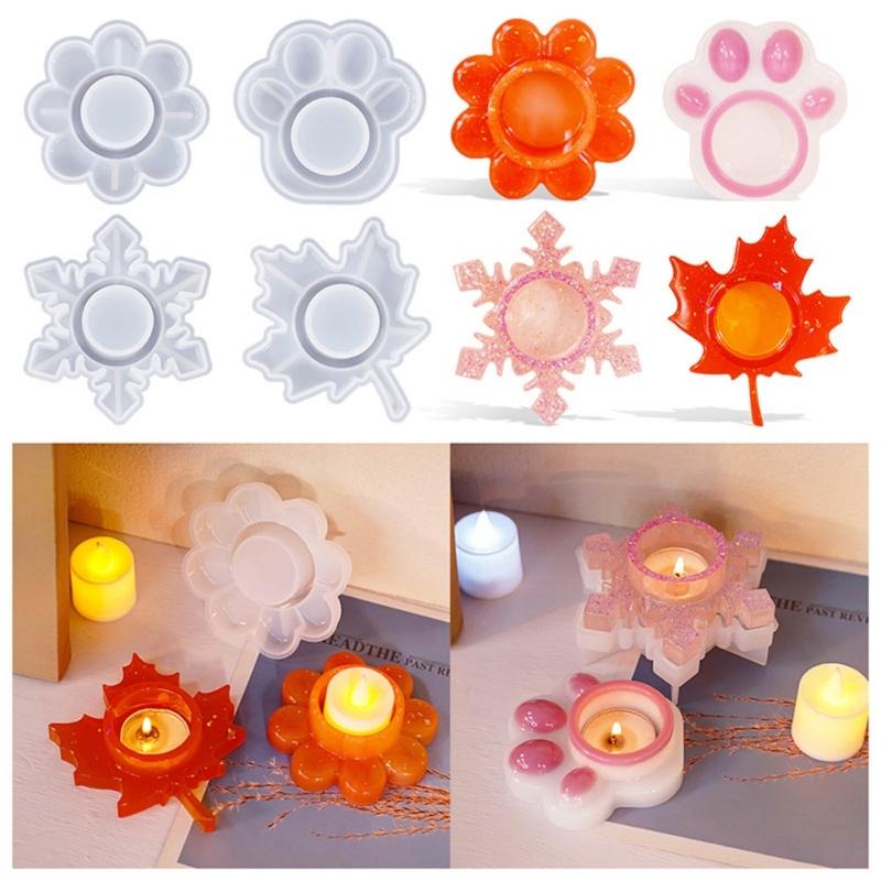 Silicone Resin Molds for Candle Holder Wall Decoration Mould DIY Crafts Unique Epoxy Resin Art Decoration Crafts Mould