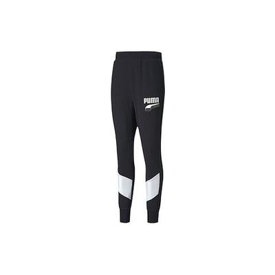 Vibrant Logo Color-Block Joggers Men Bottoms Black 582742-01