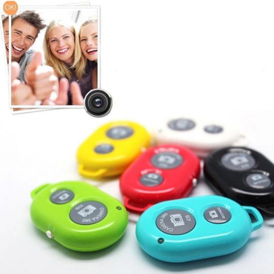 Wireless Bluetooth-compatible Camera Selfie Shutter for Remote Control Mobile Phone Monopod