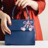 Bowknot Plush Ball Hanging Pendant Portable Y2K Hanging Lanyard Sweet Cool Phone Strap Bag Decoration for Girls Women