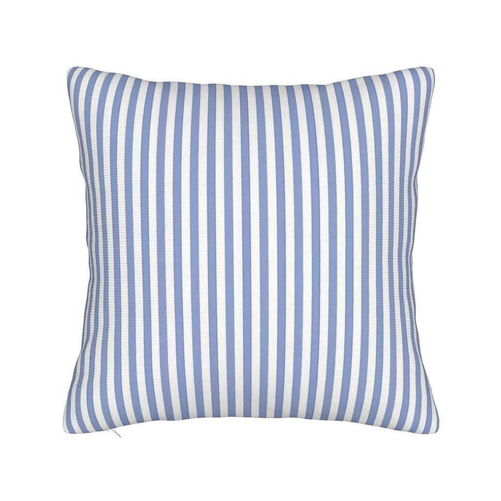 Summery Lemon Yellow and White Stripes Pillow Cover Comfy Cushion Cover Funny Pillow Case For Living Room Bed Chair