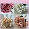Buquê de Flores de Hortênsia Com Cabos de Bola Bordados Para Decoração de Casamento e Hotel