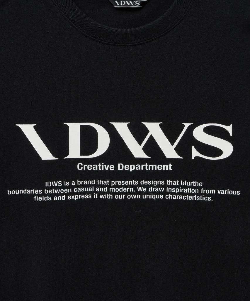 IDWS Logo Printed T-Shirt Black