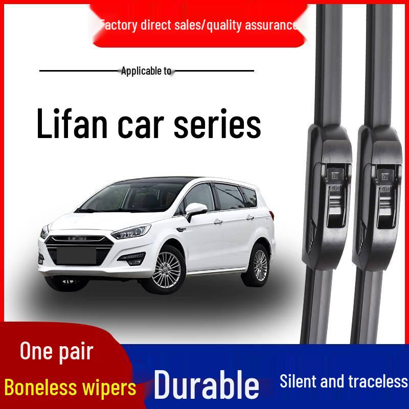 Compatible Wiper for Lifan 620, Maiwei x60, Fushun 720, 520, 330, 320, and Xingfeng 530 (Boneless).