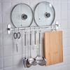 Stainless Steel Bathroom Wall Hook With Hooks For Shower Room Storage