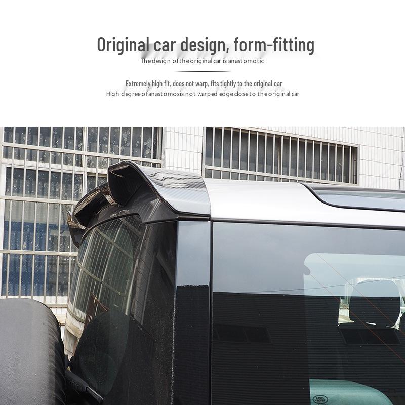 Carbon Fiber Rear Spoiler for Land Rover Defender 90/110: Wind Deflector Upgrade