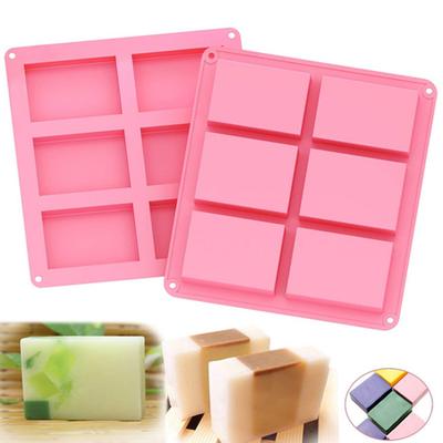 6 cavità stampo cioccolato silicone antiaderente torta fai da te dessert Bakeware strumento di cottura