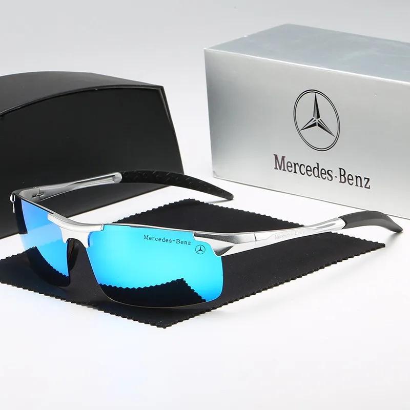 Naklejka Samochodowa Dla Mercedes Benz Klasy A B C E R A45 C43 GLA GLC CLA SL Samochód Luksusowe Męskie Okulary Przeciwsłoneczne Antyrefleksyjne Driv