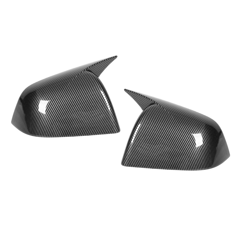 Side Rearview Mirror Cover High Glossy Door Exterior Wing Mirror Replacement for 2020 To 2023