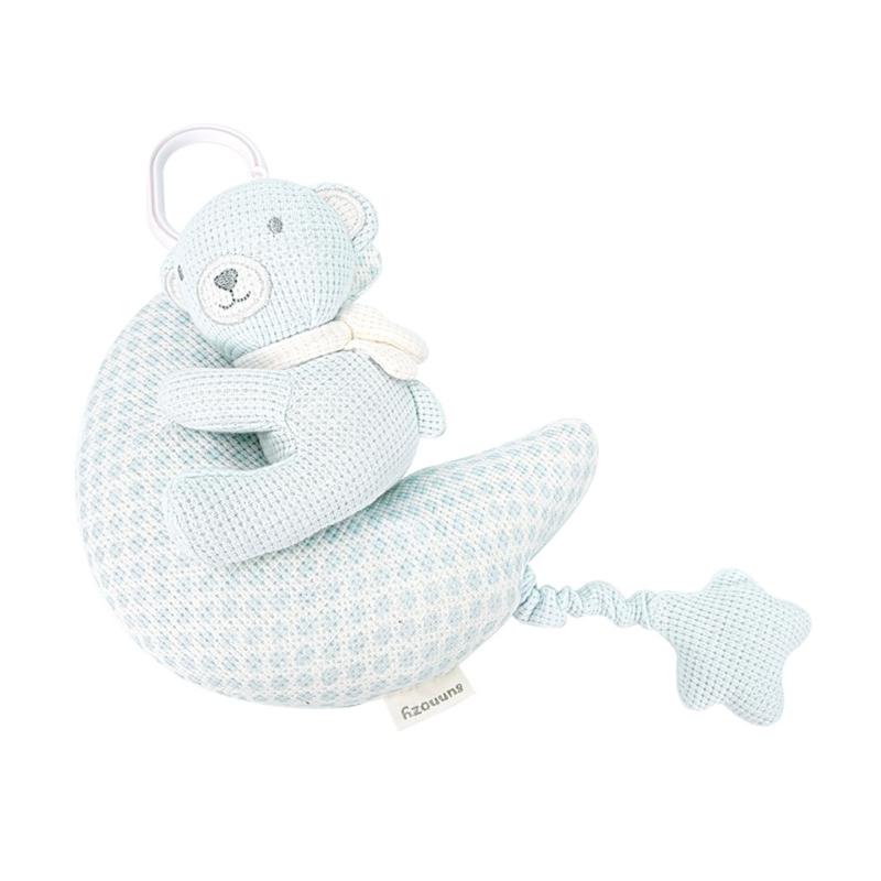 

Hanging Infant Soothing Toy Washable Cotton Mobile Rattle for Crib Stroller and Car Seat