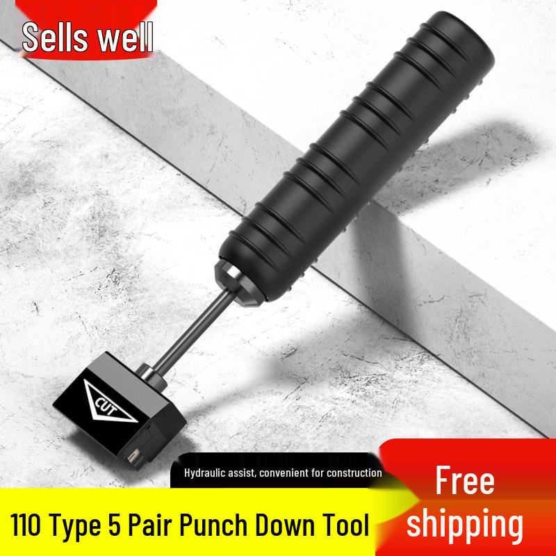 5 Pairs 110 Type Punch-Down Crimp Tools for Telephone Distribution Frame