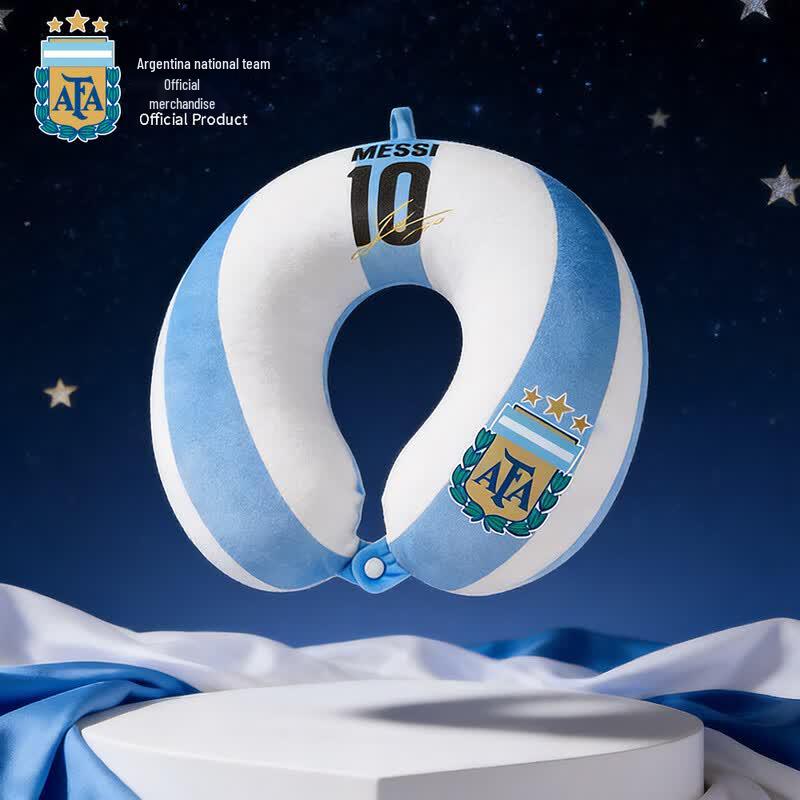 Official Argentina National Team Jersey U-shaped Neck Pillow
