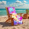 Personalized customized proof beach towel with Game Fall Guys pattern - soft, absorbent,quick-drying,perfect