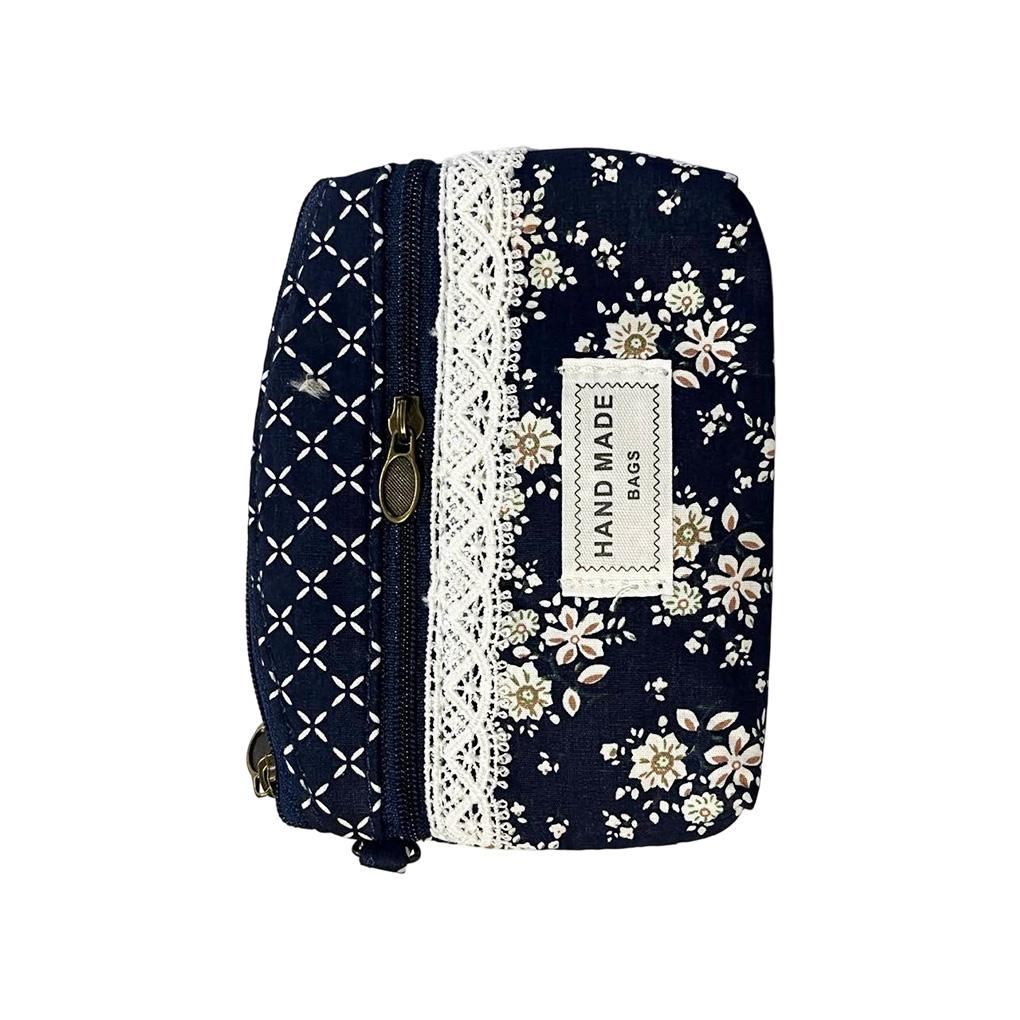 Rural Fabric Lightweight, Durable Canvas Pattern Small Bag To Small Rural Style Wallet Women's Rural Pattern Wallet