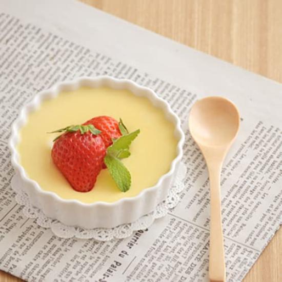 Tableware East White Round Pie Plate, 4 in (10 cm), ym-C2-2001-0