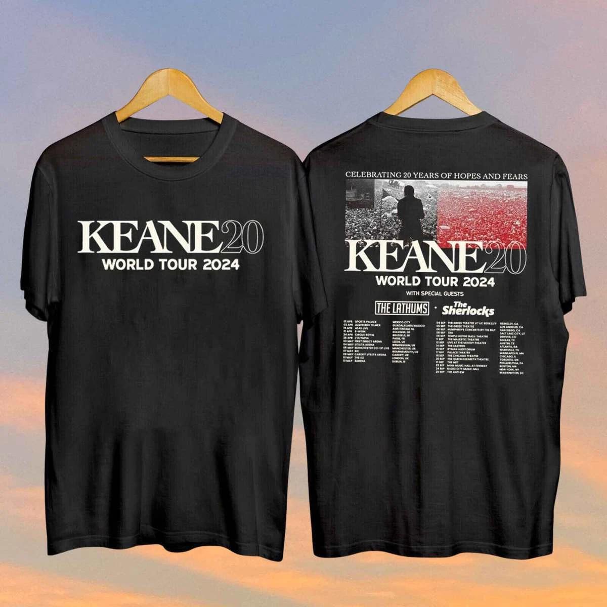 

Keane20 World Tour 2024 Shirt, Keane Fan Gift Shirt All Size S-5XL S