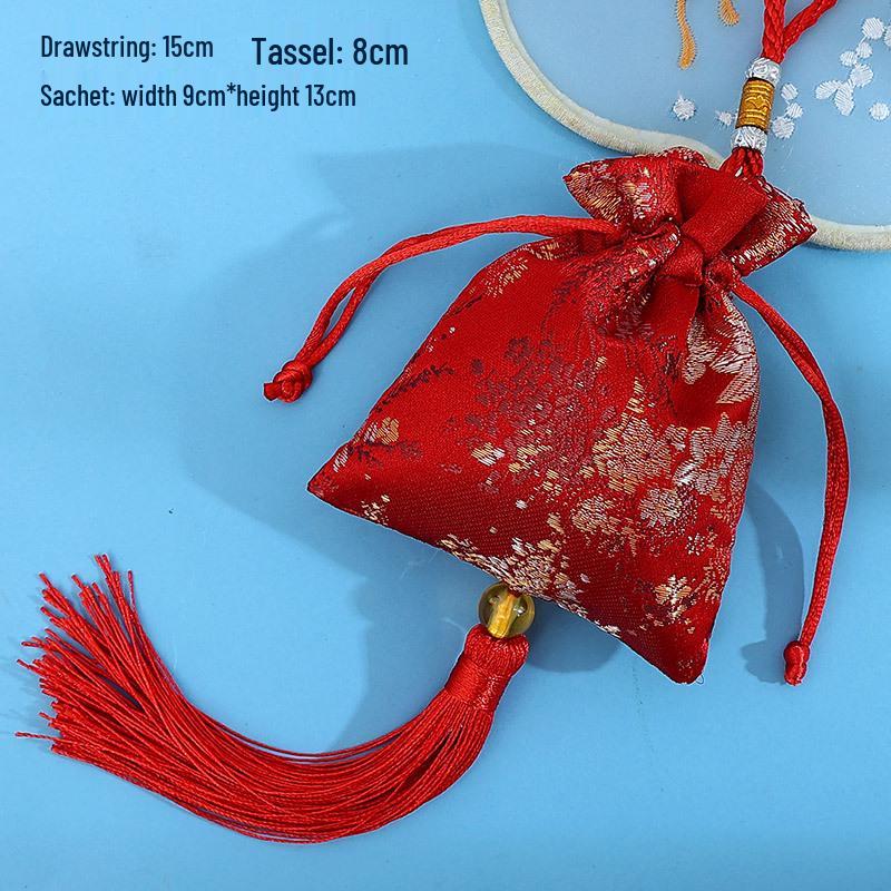 Dragon Boat Festival Herbal Sachet: Lavender & Mugwort Scented Cloth Pouch