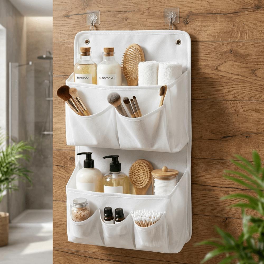 Organizzatore da parete multi-scomparto Organizzatore portaoggetti multi-tasche Borsa da appendere Armadio