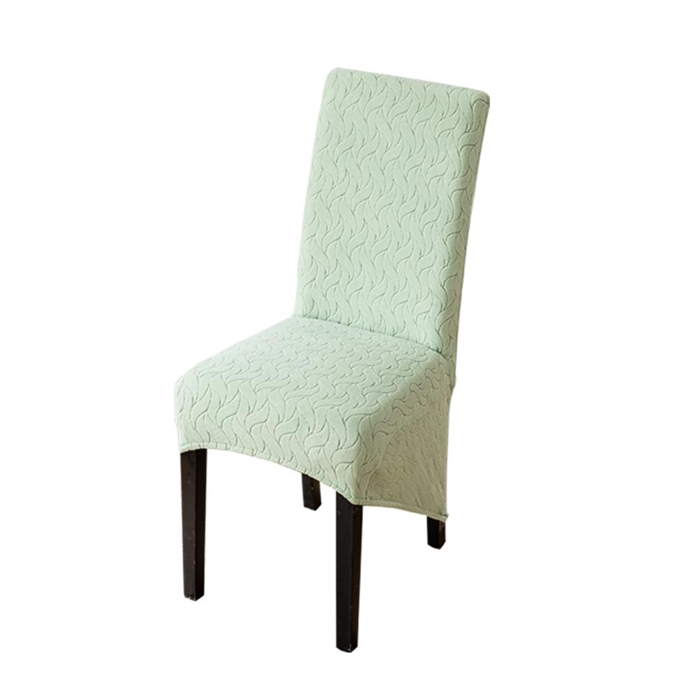 1/2/4/6Pcs Willow Leaf Jacquard Dining Chair Covers Elastic High Back Chair Slipcovers Chairs Protector Covers Wedding Kitchen