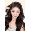 Synthetic Rhinestones Twist Braided Hairband Elegant Fishbone Braids Hair Bands  Party