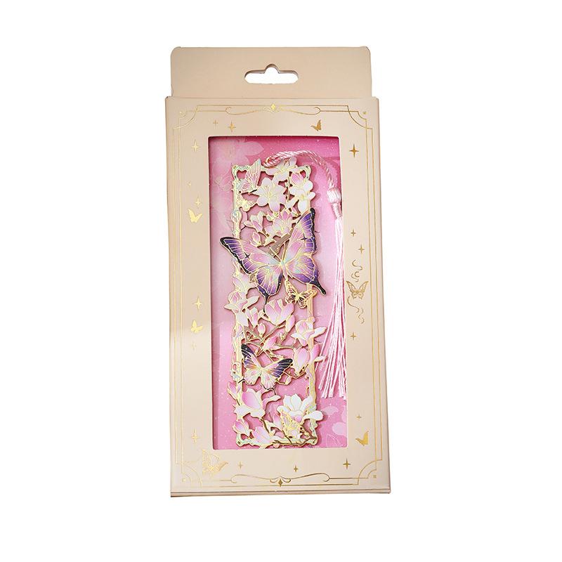 Κινέζικο Στυλ Φούντα Κοίλη Πεταλούδα Μεταλλικό Σελιδοδείκτης Δώρο Για Φοιτητές Δασκάλους Κλιπ Σελίδας Ανάγνωσης Σελιδοδείκτες Βιβλία Αξεσουάρ