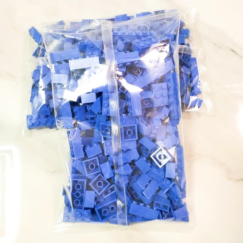 Bausteine Großpackung 2 Packungen 520g Jede Farbe Baukompatibel Für Geschenk Schraubendreher und Figur Fotografiert in echt