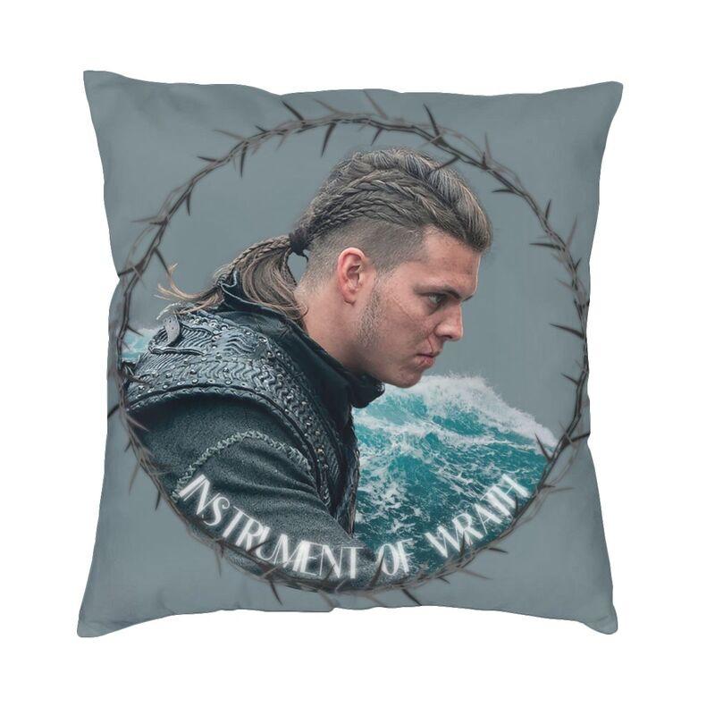 Vikings Lagertha Ragnar Lothbrok Sofa Cushion Cover Velvet Norse Valhalla Warrior Pillow Case Living Room Decoration Pillowcase