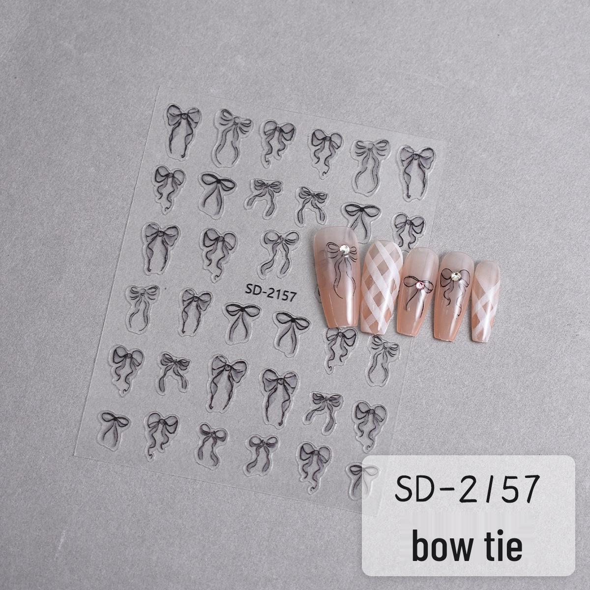 

Белые бантики из ленты 3D наклейки для ногтей - Тонкие, прочные и стильные украшения для ногтей