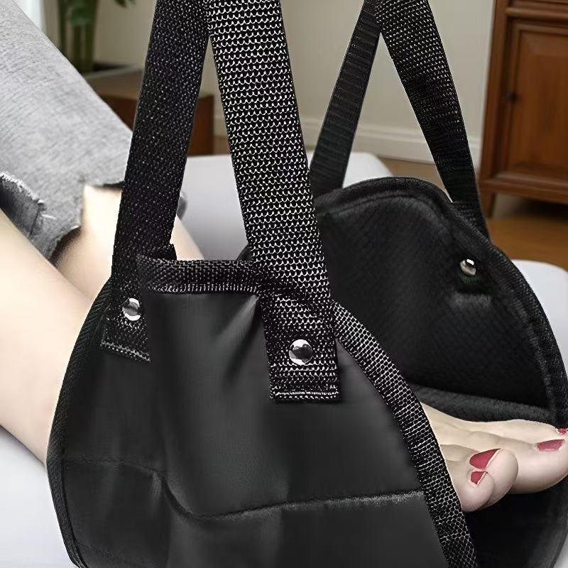 Compact Travel Foot Hammock: High-Speed Rail and Airplane Sleep Aid.