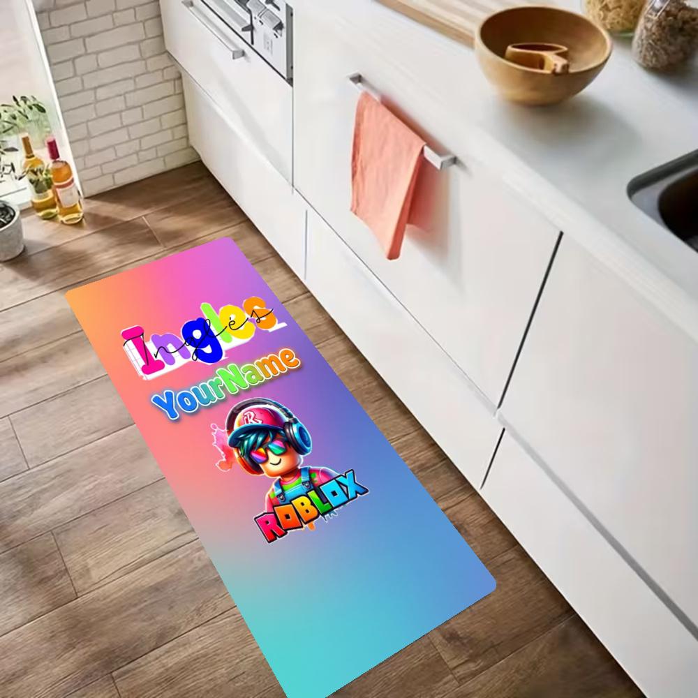 Roblox Customize Your Name Kitchen Rug Runner Rug Laundry Mat Hallway Entryway The Best Gift Choice
