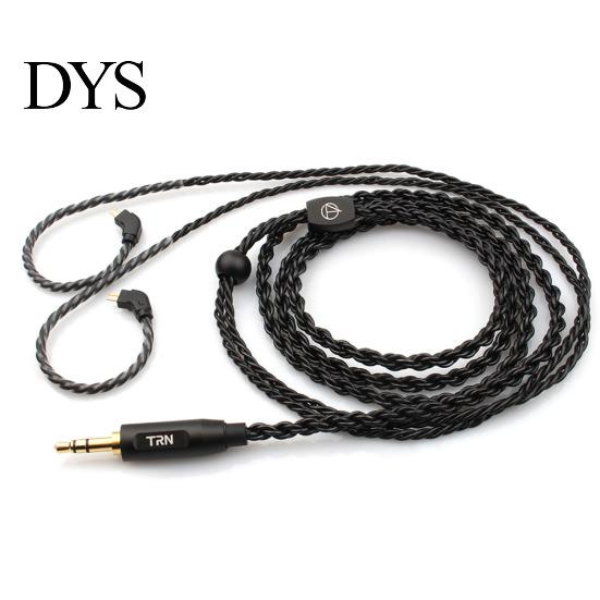 TRN 0.75mm/0.78mm/MMCX Replace Braided Wired Earphone Headphones Cable Cord Wire