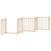 Vidaxl Foldable Dog Gate, With Door, 6 Panels 300 Cm, Wooden