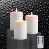 3Pack Valentine's Day Wedding Glow Tea Candles Religious Christmas Party Supplies Home Decoration LED Candle Lights