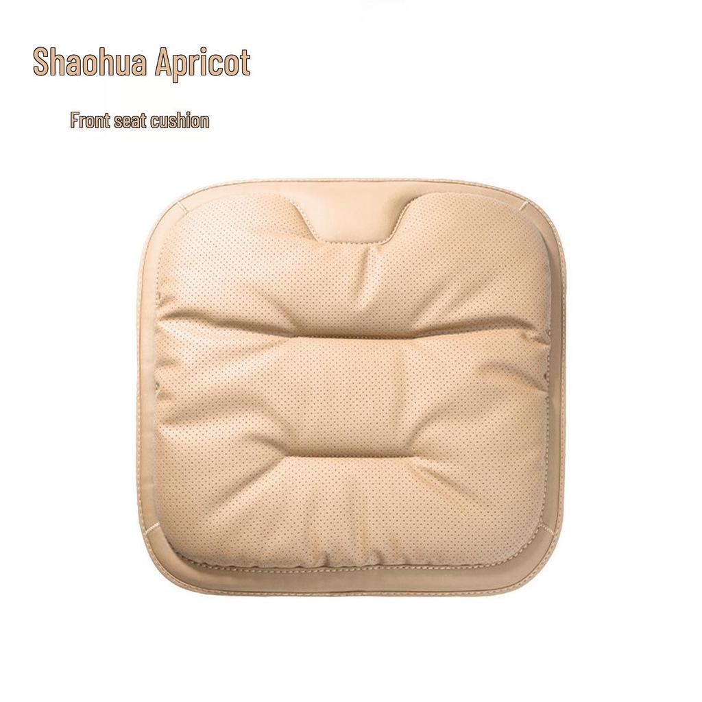 Universal Nappa Leather Car Seat Cushion for Mercedes-Benz/BMW - All Seasons, Single Piece Cover