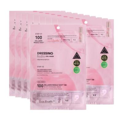 VT Collagen Riddle Shot100 2-Step Hydrogel Sheet Mask – Firming & Brightening Korean Skincare (10 Sheets)