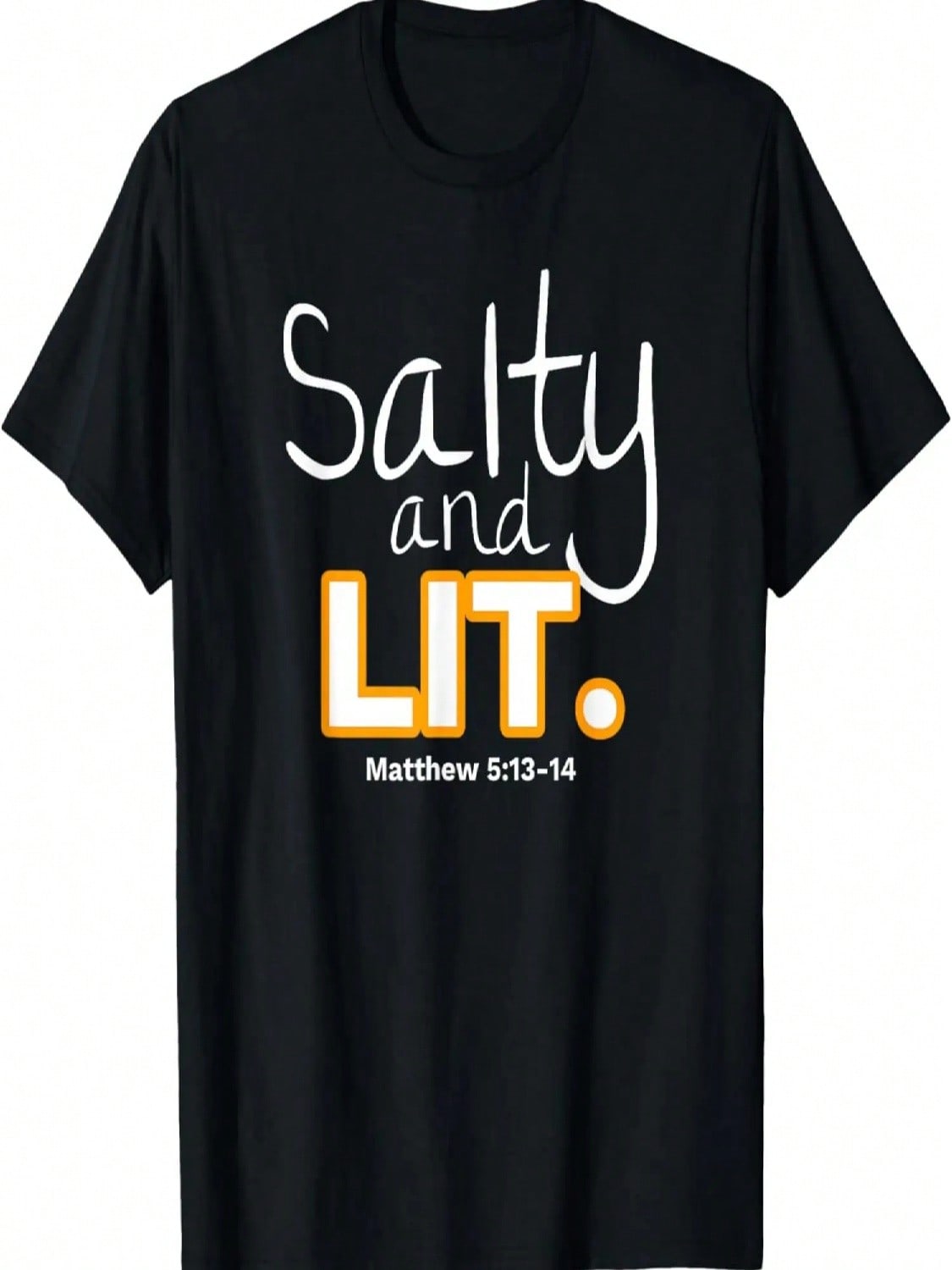 Salty & Lit Funny  T-Shirt S