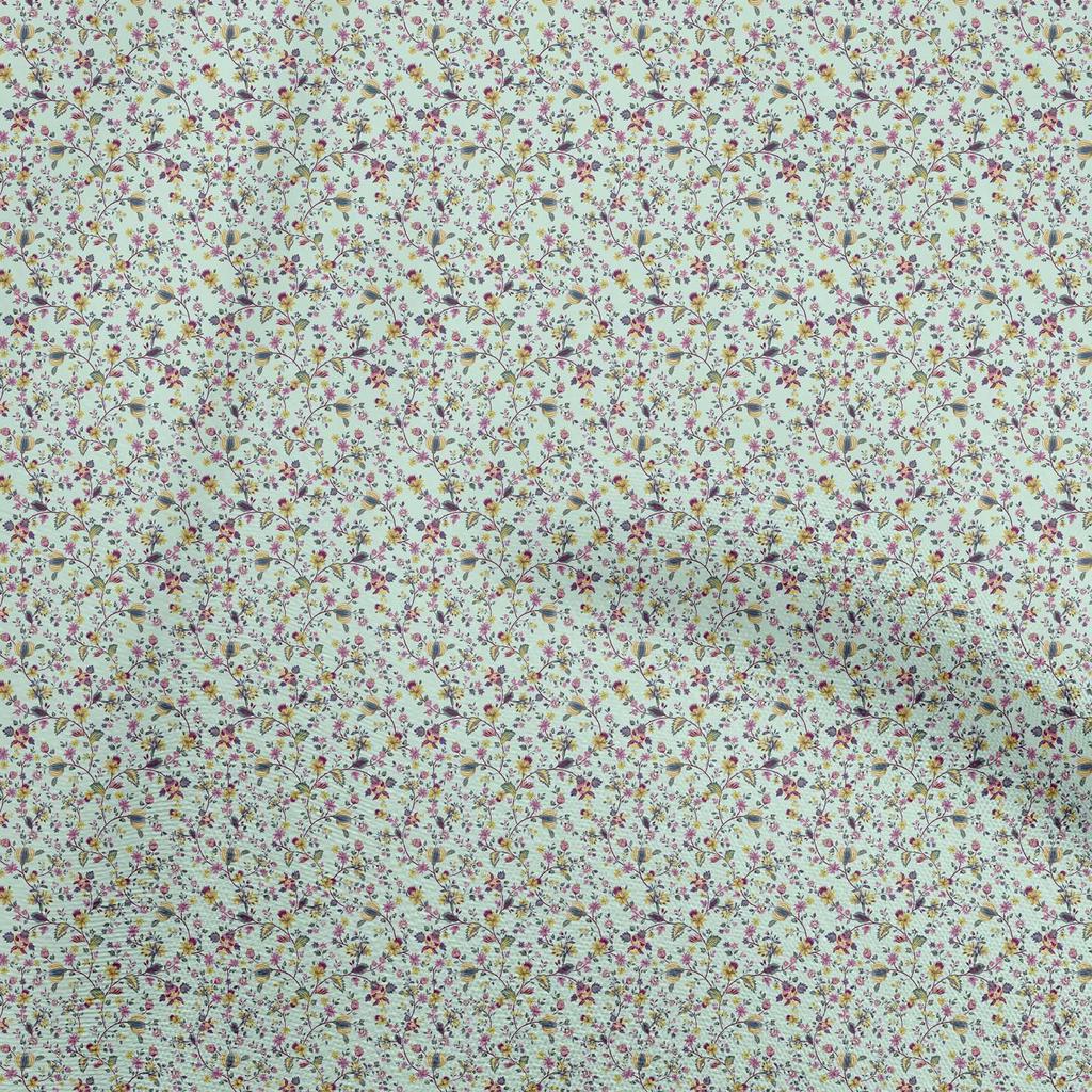 oneOone Cotton Flex Schwarzer Stoff Asiatisch Japanisch Floral Quilting Supplies Druck Nähstoff Meterware 40 Zoll