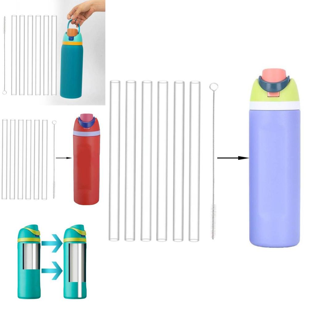 Premium Clear Replacement Straw For Owala Freesip Bottle Suitable For 24 And 40oz Bottles