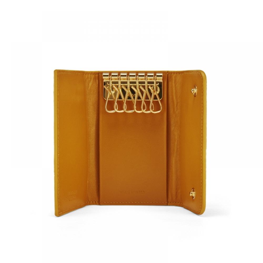 Prada 1pg222 2t3 F065y Metal Logo Key Case