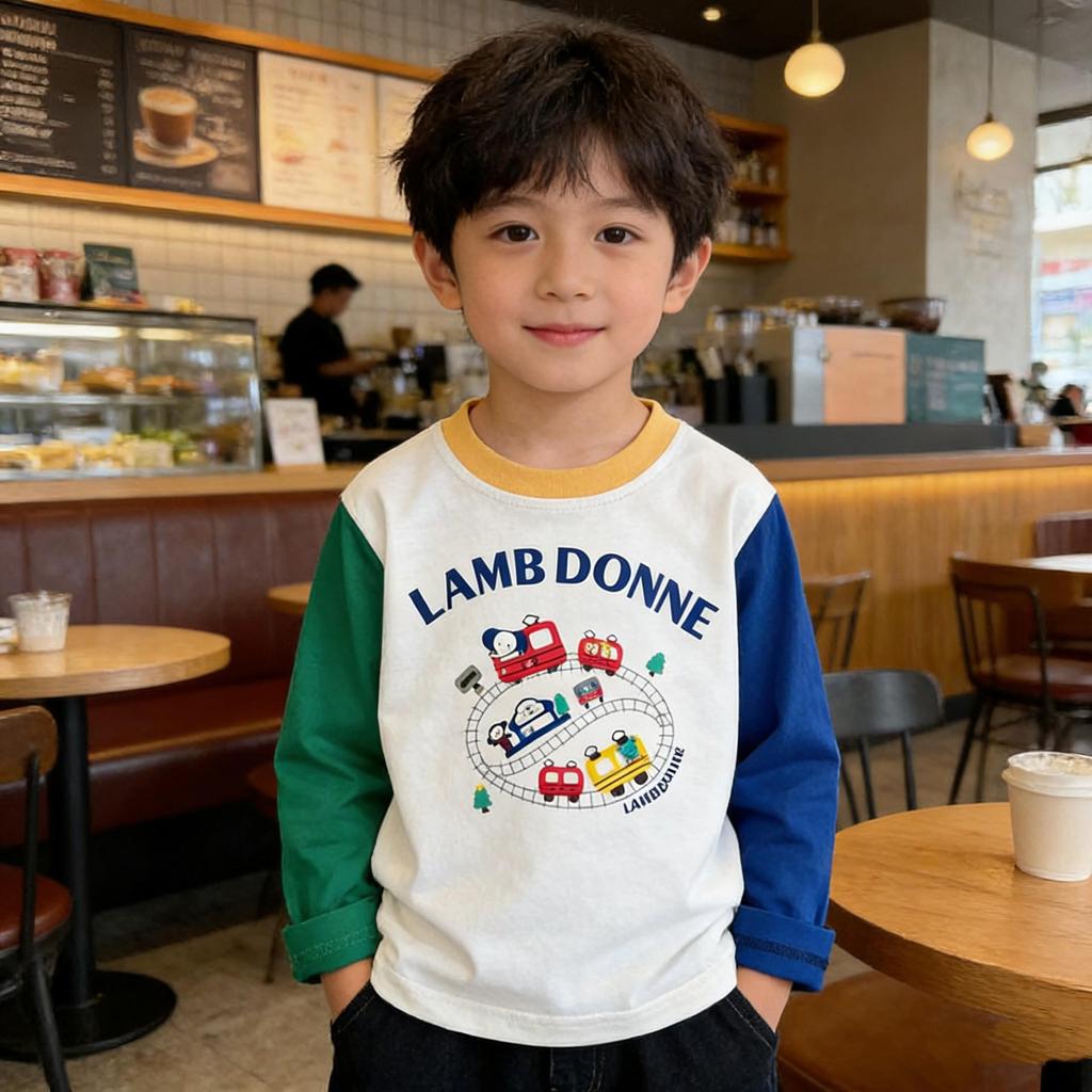 2026 Spring Arrival: Kids' Cartoon Long Sleeve Base Layer for Toddlers & Children